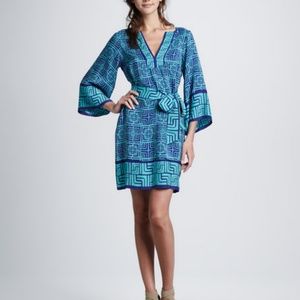 Alice & Trixie Carolina Silk Tie-Waist Dress NWT